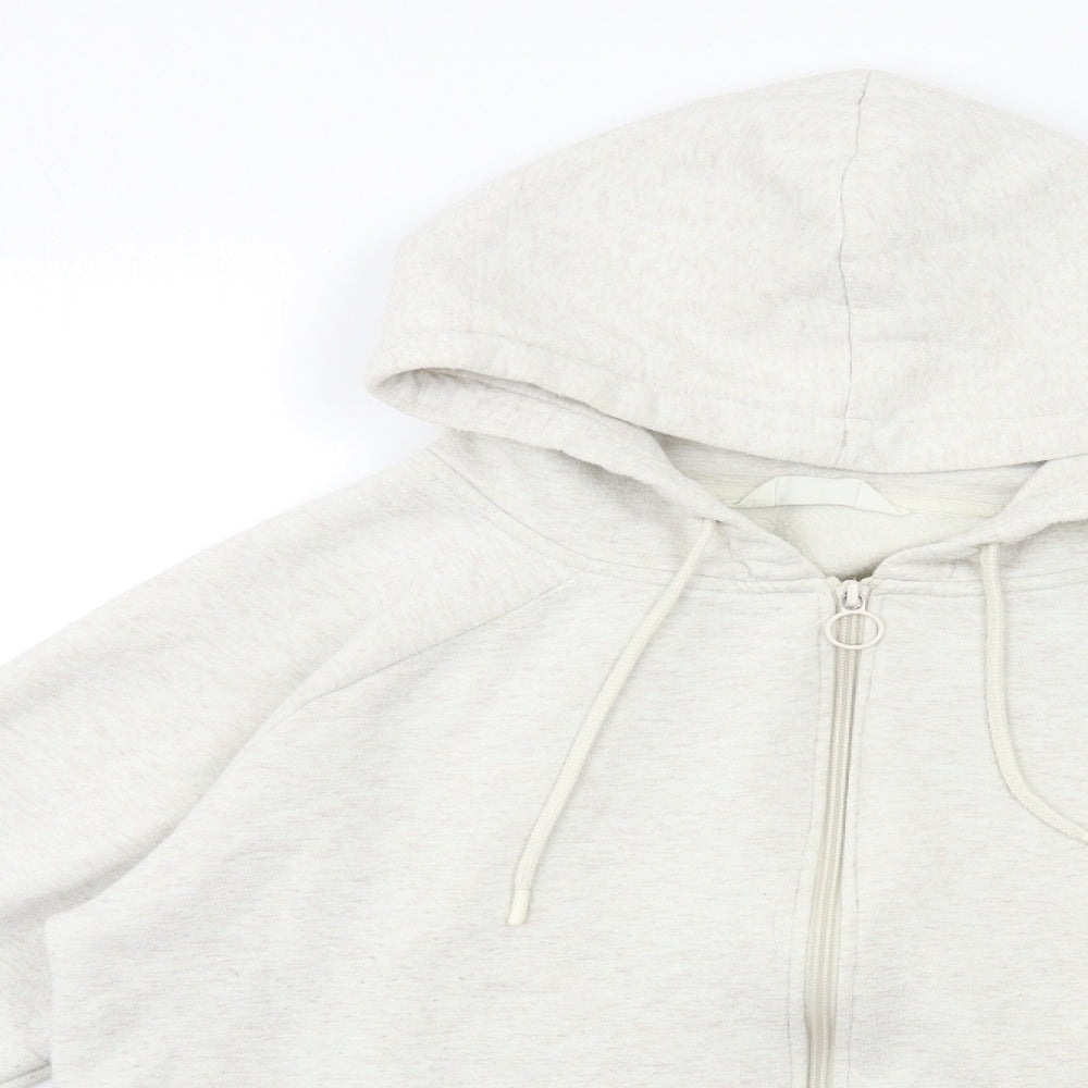 Primark Womens Beige   Full Zip Hoodie Size 18