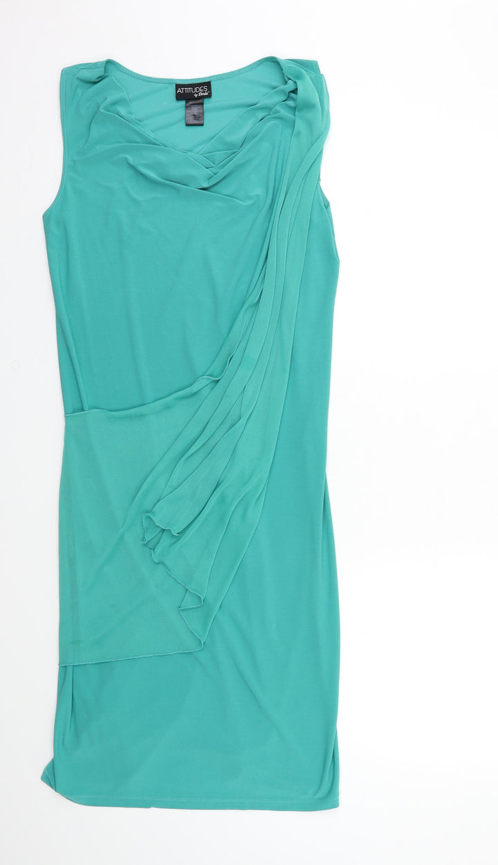 Attitudes Womens Green   Shift  Size M