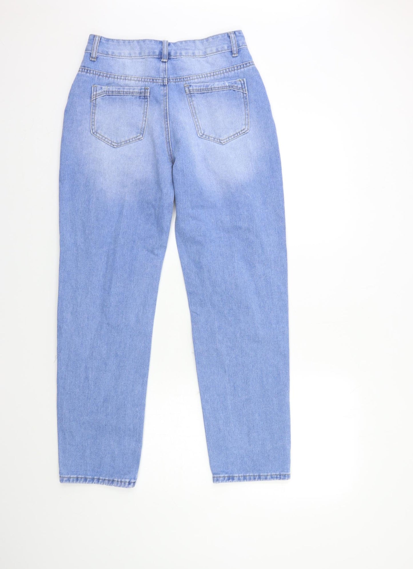 SheIn Womens Blue  Denim Mom Jeans Size S L28 in