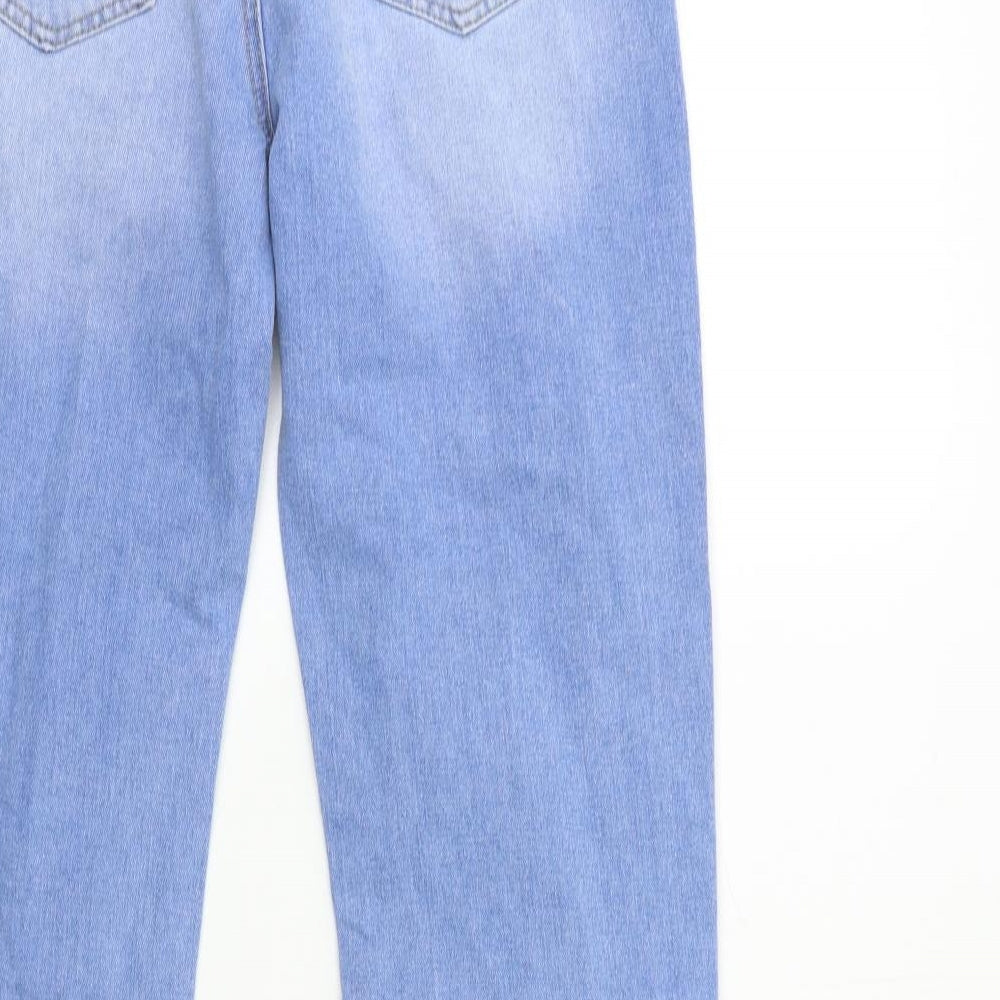 SheIn Womens Blue  Denim Mom Jeans Size S L28 in