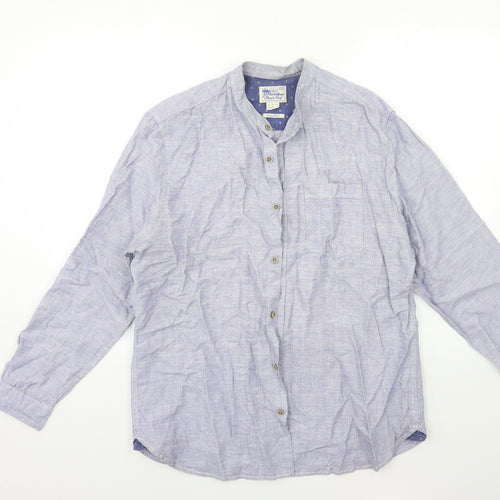 F&F Mens Blue    Button-Up Size L