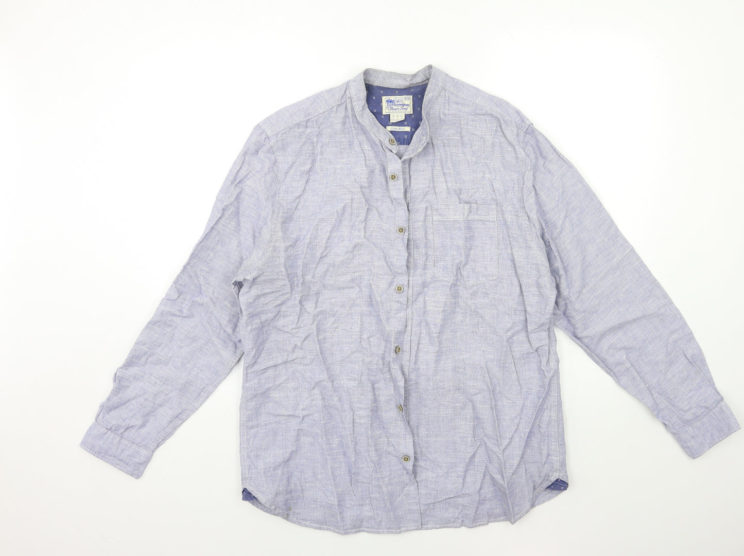 F&F Mens Blue    Button-Up Size L