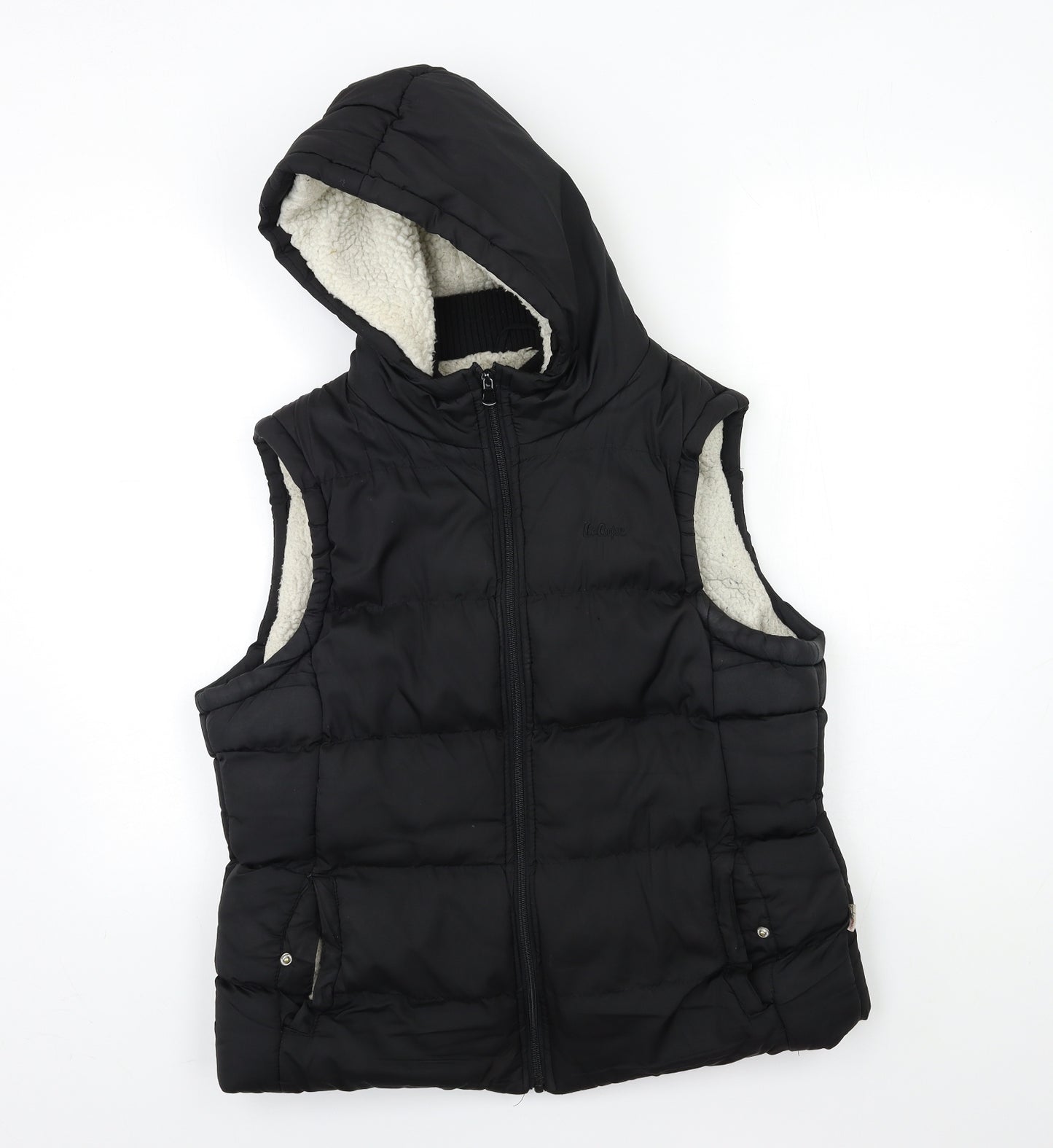 Lee Cooper Womens Black   Gilet Coat Size 14