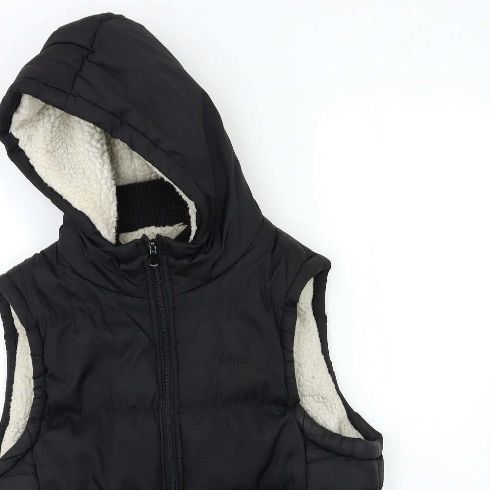 Lee Cooper Womens Black   Gilet Coat Size 14