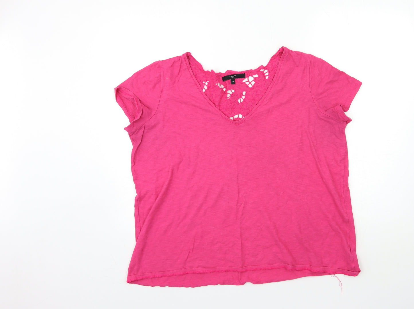 NEXT Womens Pink   Basic T-Shirt Size 18