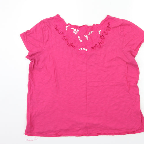 NEXT Womens Pink   Basic T-Shirt Size 18