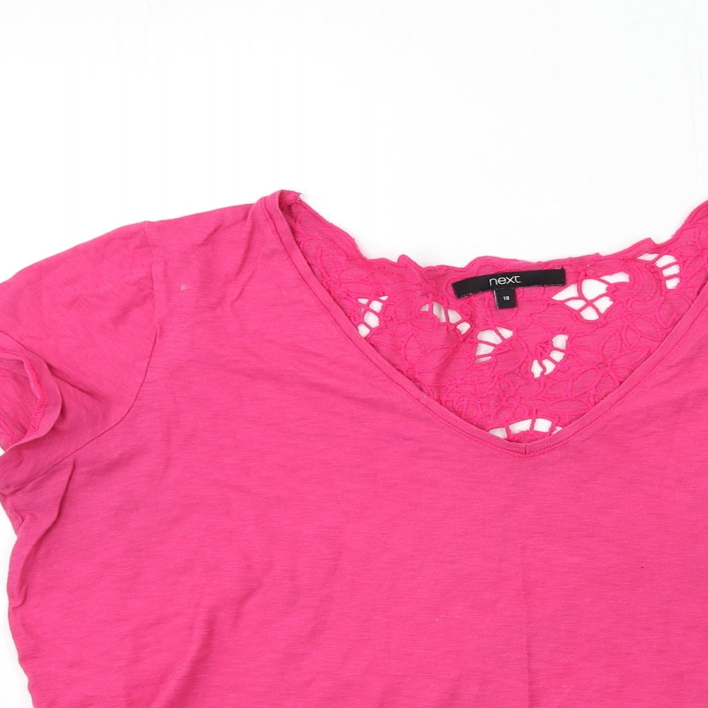 NEXT Womens Pink   Basic T-Shirt Size 18