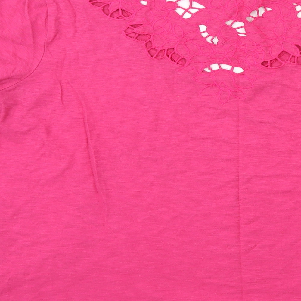 NEXT Womens Pink   Basic T-Shirt Size 18