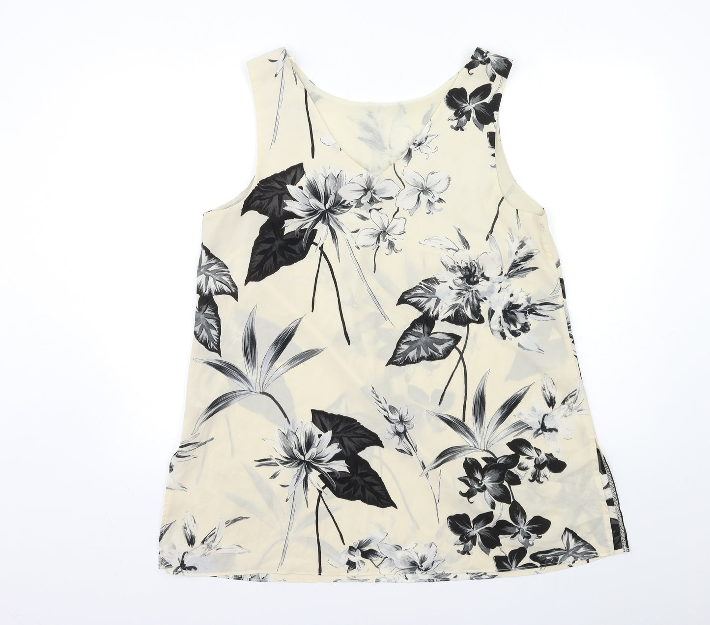 Dorothy Perkins Womens Beige Floral  Basic Blouse Size 18