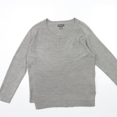 Primark Womens Grey  Knit Pullover Jumper Size 12