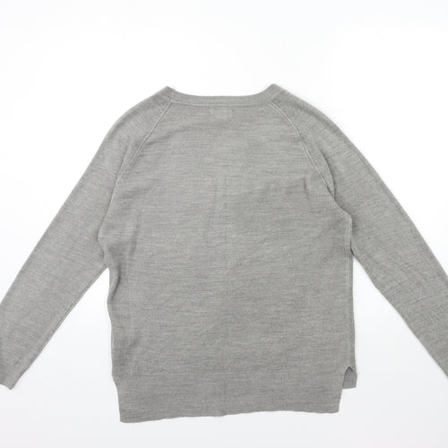 Primark Womens Grey  Knit Pullover Jumper Size 12