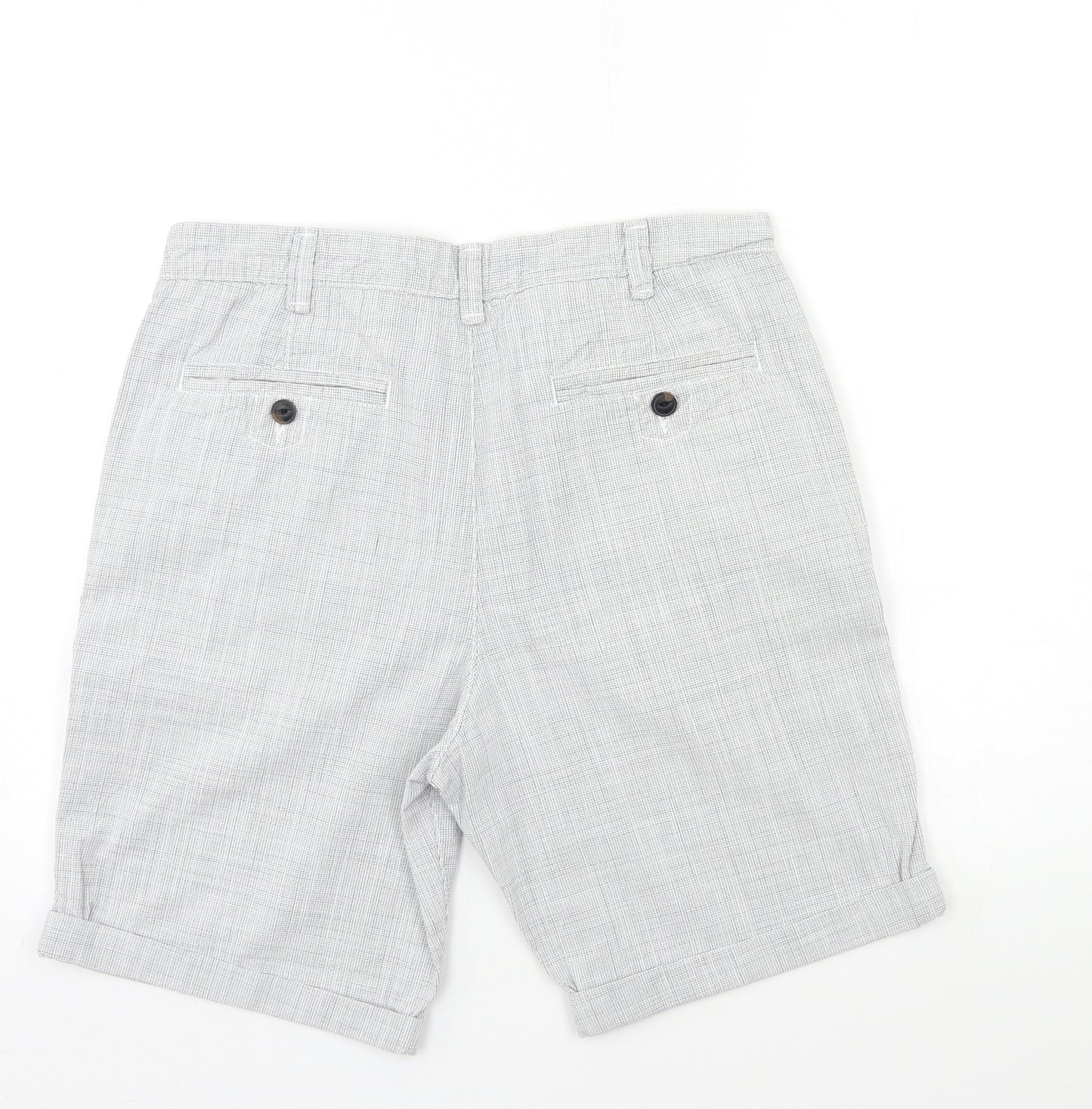Red Herring Mens Grey   Cargo Shorts Size 34 in