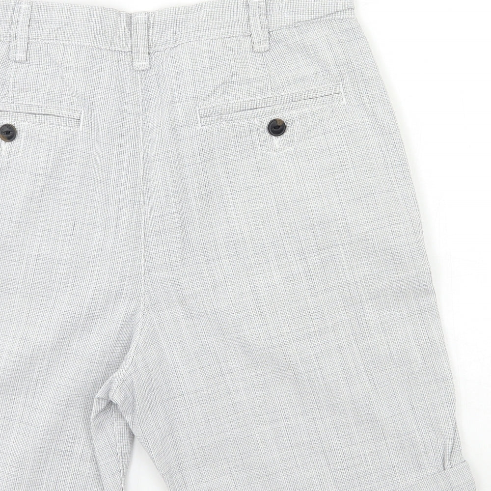 Red Herring Mens Grey   Cargo Shorts Size 34 in