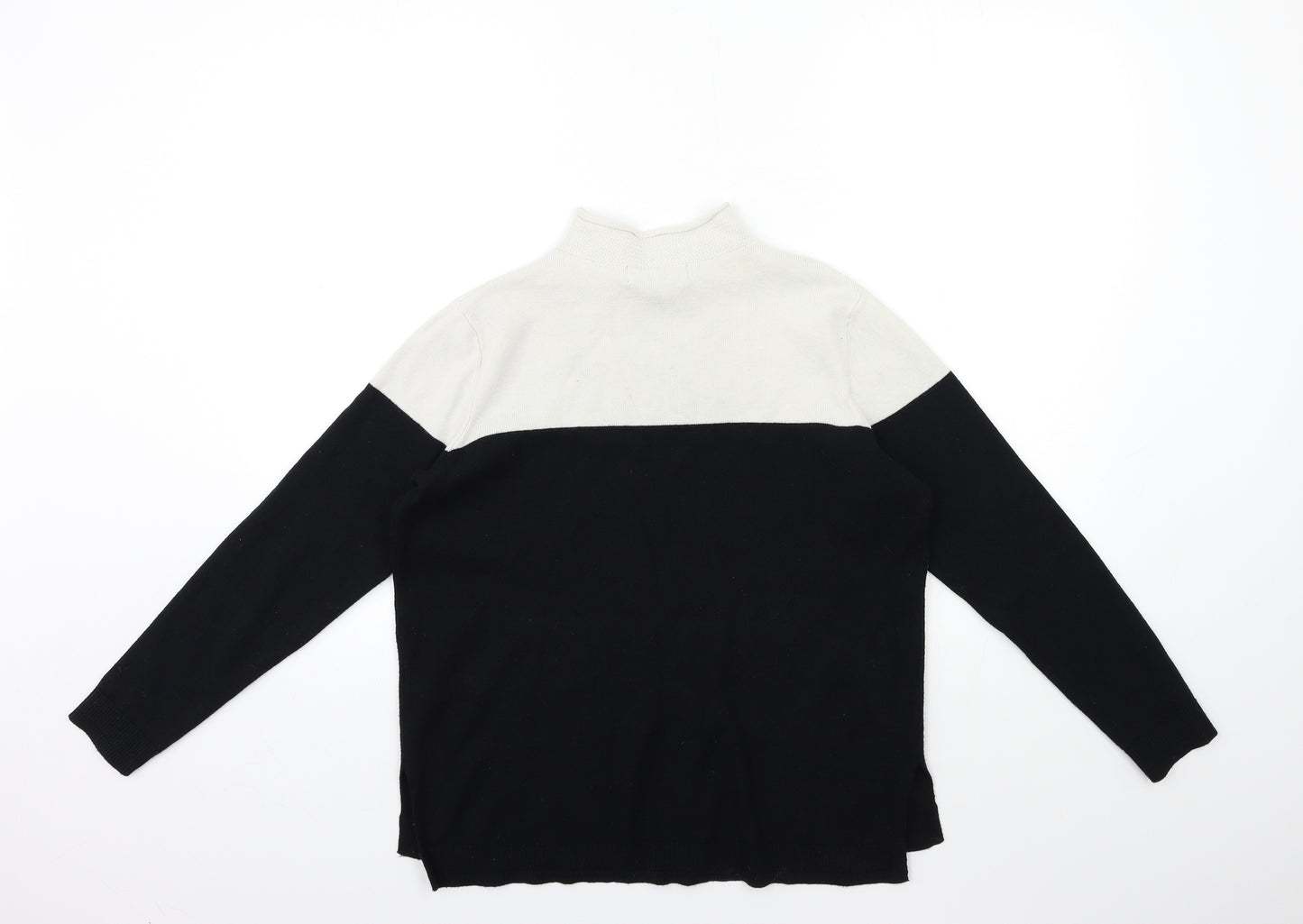 Marks and Spencer Womens Black  Knit Pullover Jumper Size 12