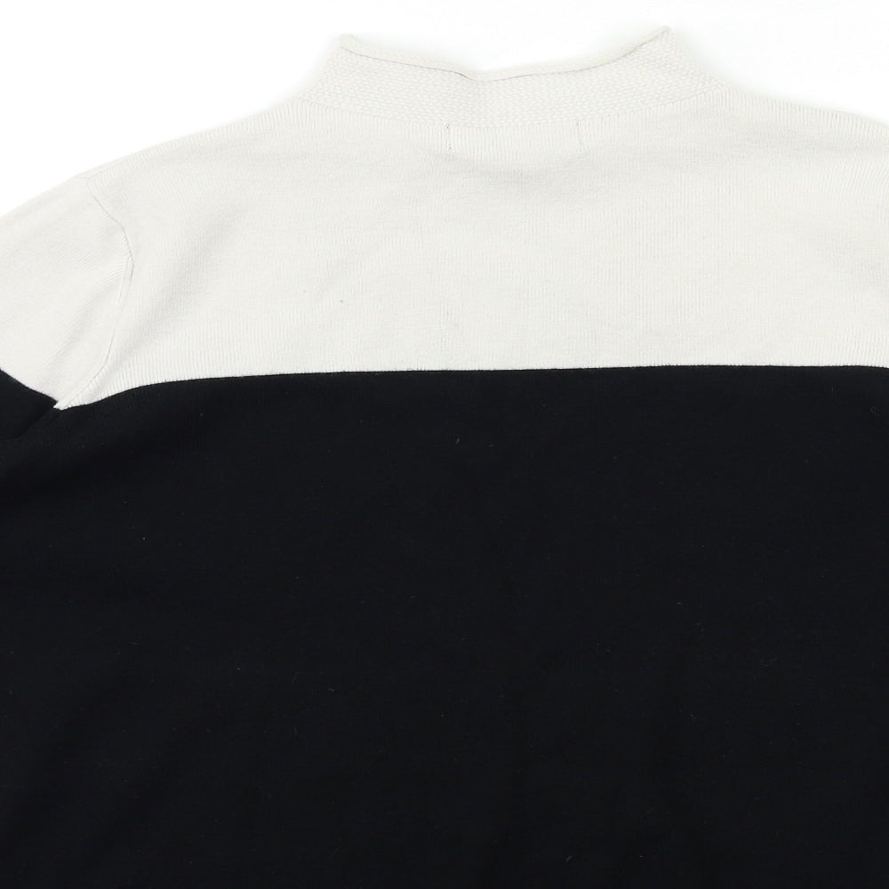 Marks and Spencer Womens Black  Knit Pullover Jumper Size 12