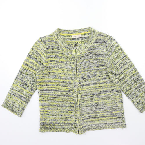 Marks and Spencer Womens Yellow  Knit Cardigan Jumper Size 12