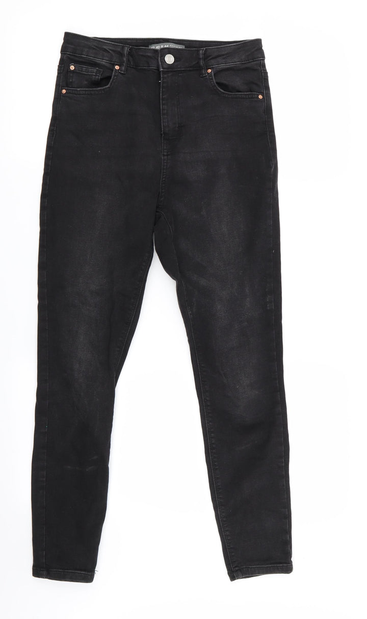 denim and co Womens Black Skinny Jeans Size 12 L28 in