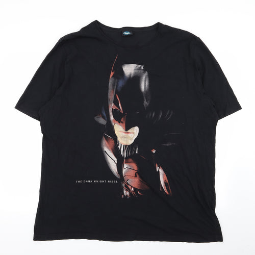 Asda George Mens Black    T-Shirt Size 3XL