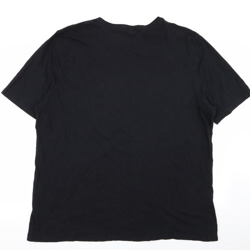 Asda George Mens Black    T-Shirt Size 3XL