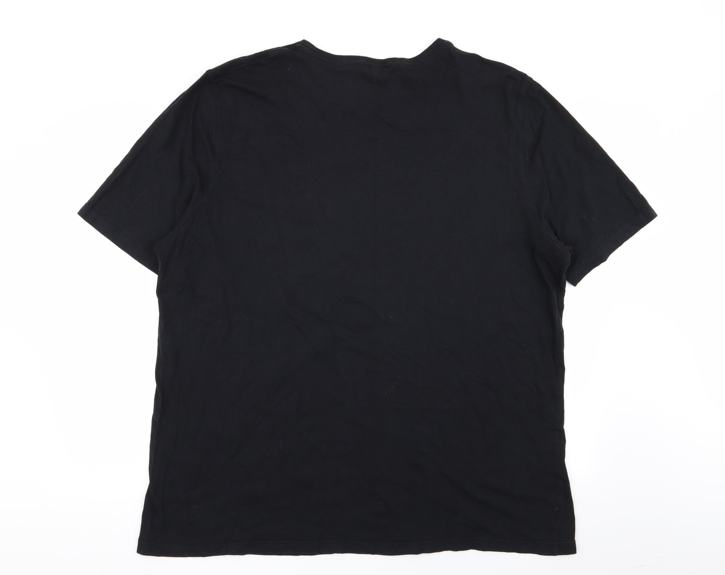 Asda George Mens Black    T-Shirt Size 3XL