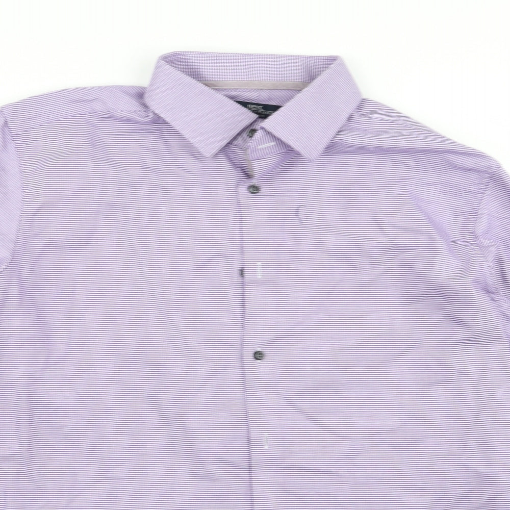 NEXT Mens Multicoloured Houndstooth   Dress Shirt Size 18