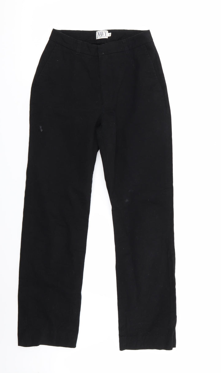NAVY Womens Black   Straight Jeans Size 34 in L28 in