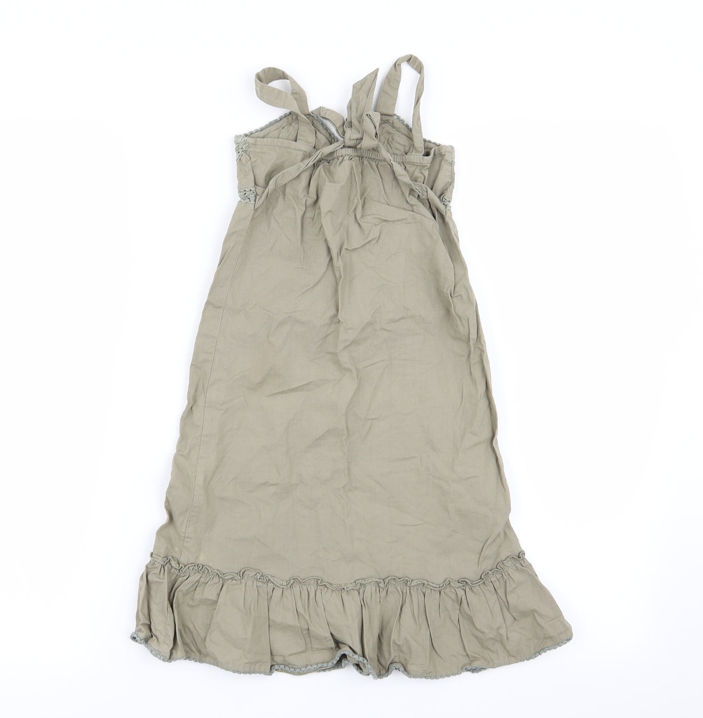 Co Girls Green   Fit & Flare  Size 6-7 Years