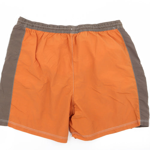 Asda George Mens Orange   Cargo Shorts Size XL - Stretch waistband