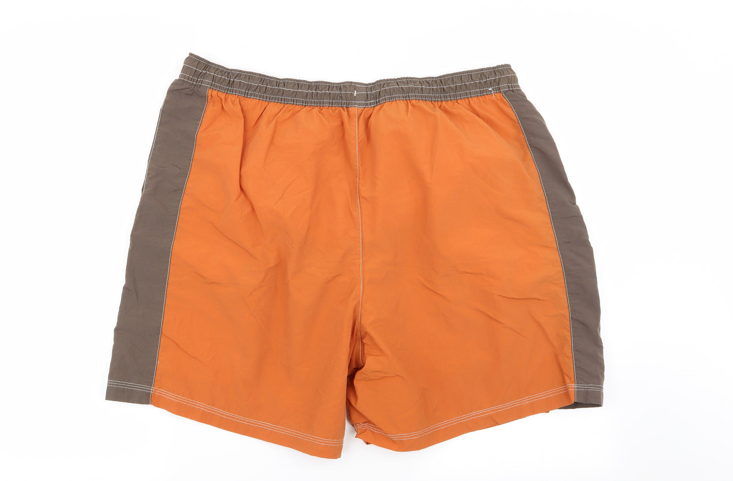 Asda George Mens Orange   Cargo Shorts Size XL - Stretch waistband