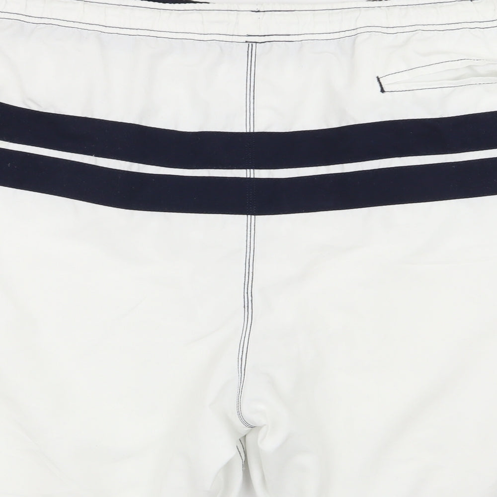 Asda George Mens White Striped  Cargo Shorts Size 2XL - Stretch waistband