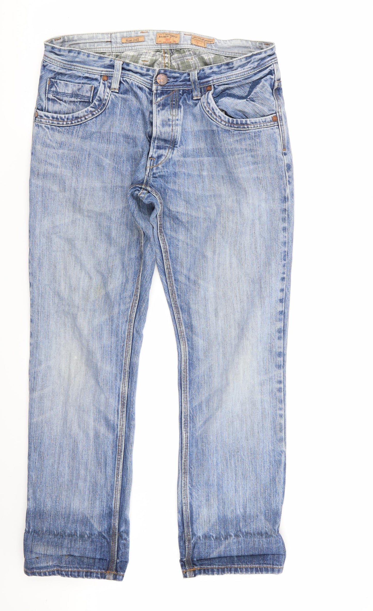 ext Mens Blue   Straight Jeans Size 34 in L28 in