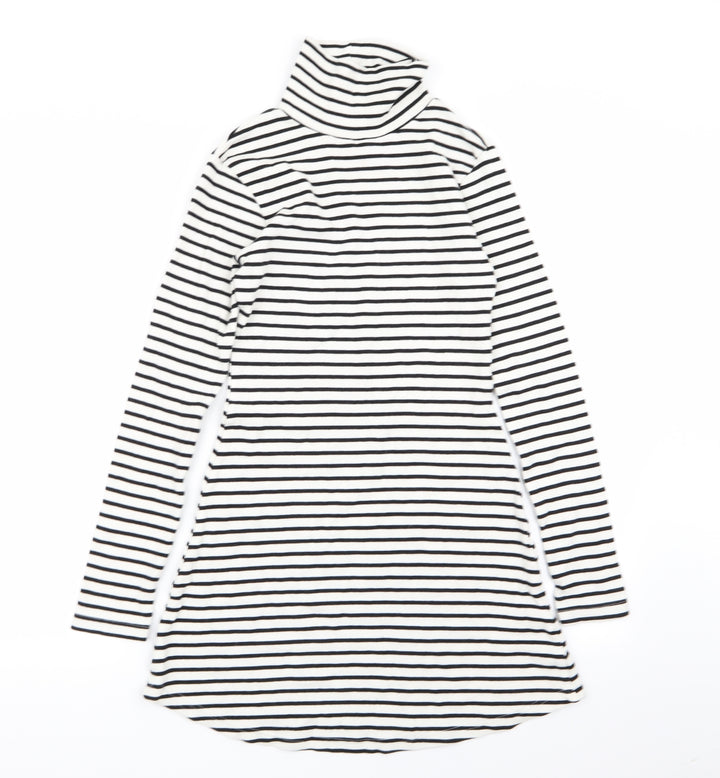Brave Soul Womens Multicoloured Striped Fit & Flare Size S