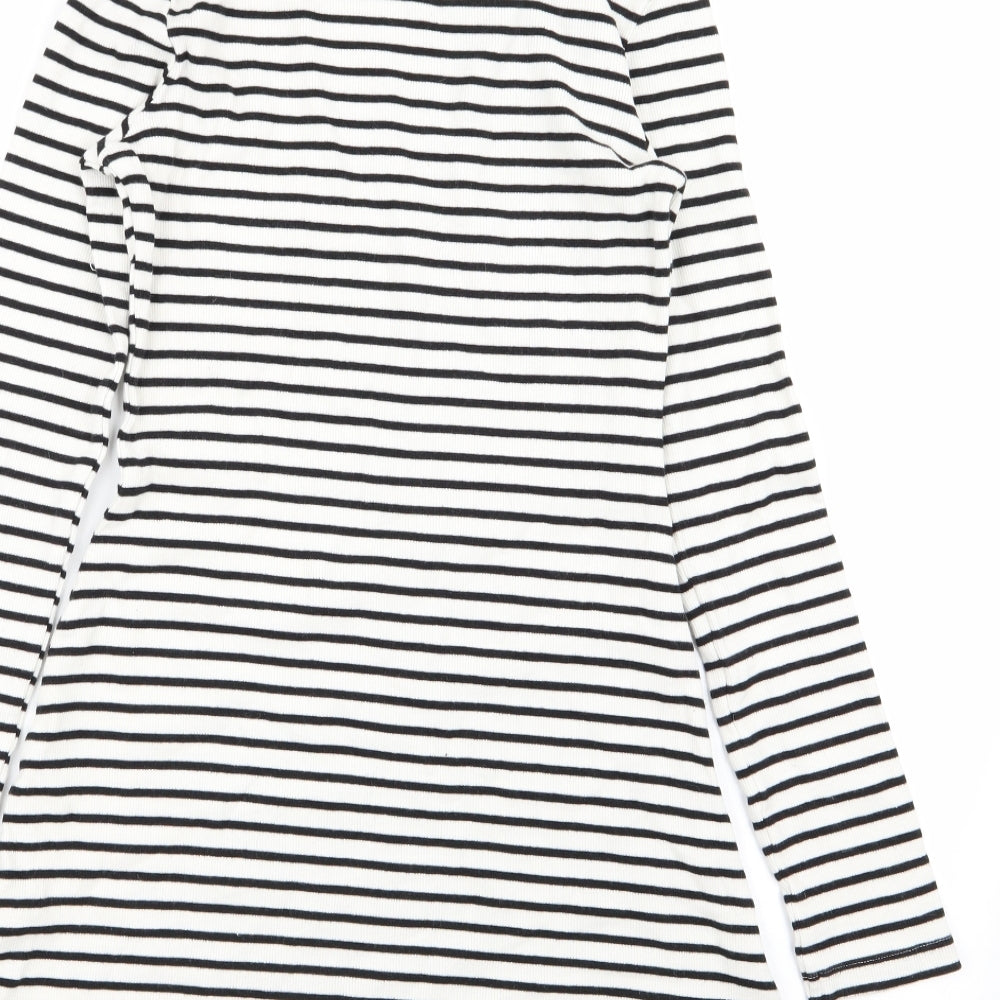 Brave Soul Womens Multicoloured Striped  Fit & Flare  Size S