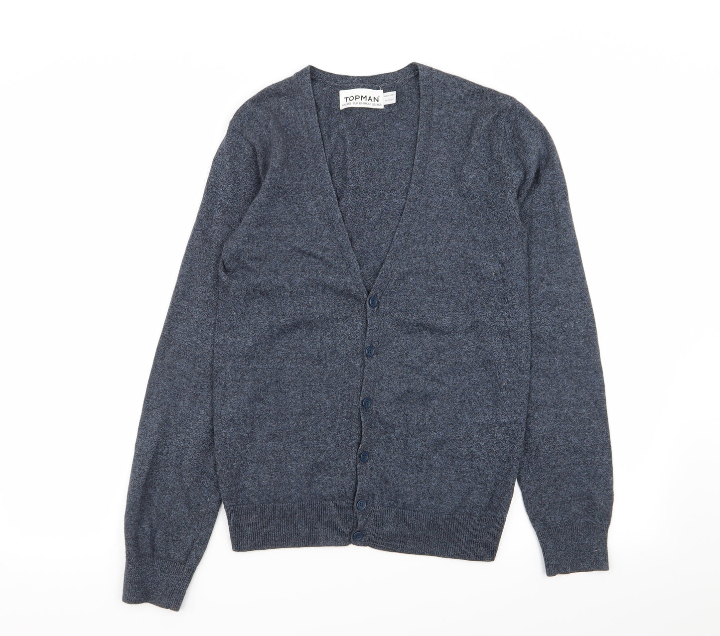 Topman Mens Blue   Cardigan Jumper Size XS  - Size XXS