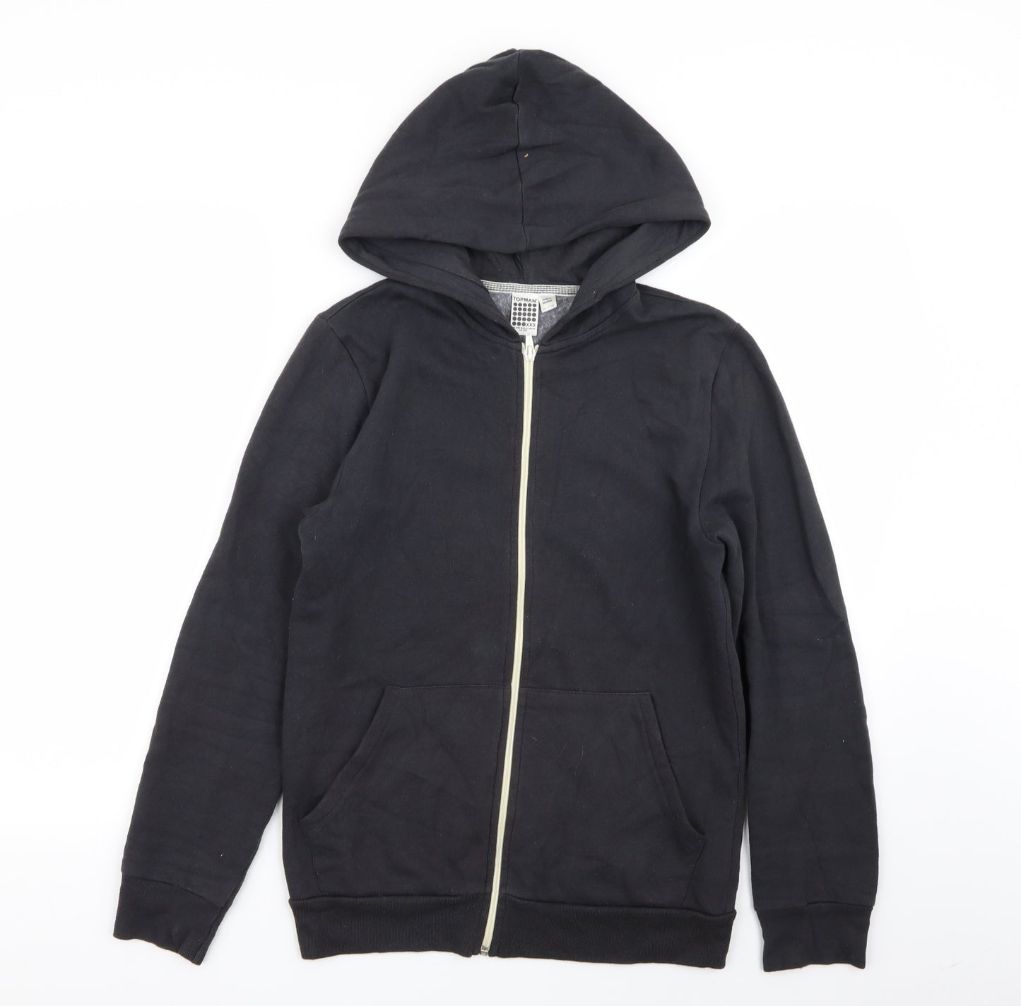 Topman Mens Black   Full Zip Jumper Size XS  - Size XXS