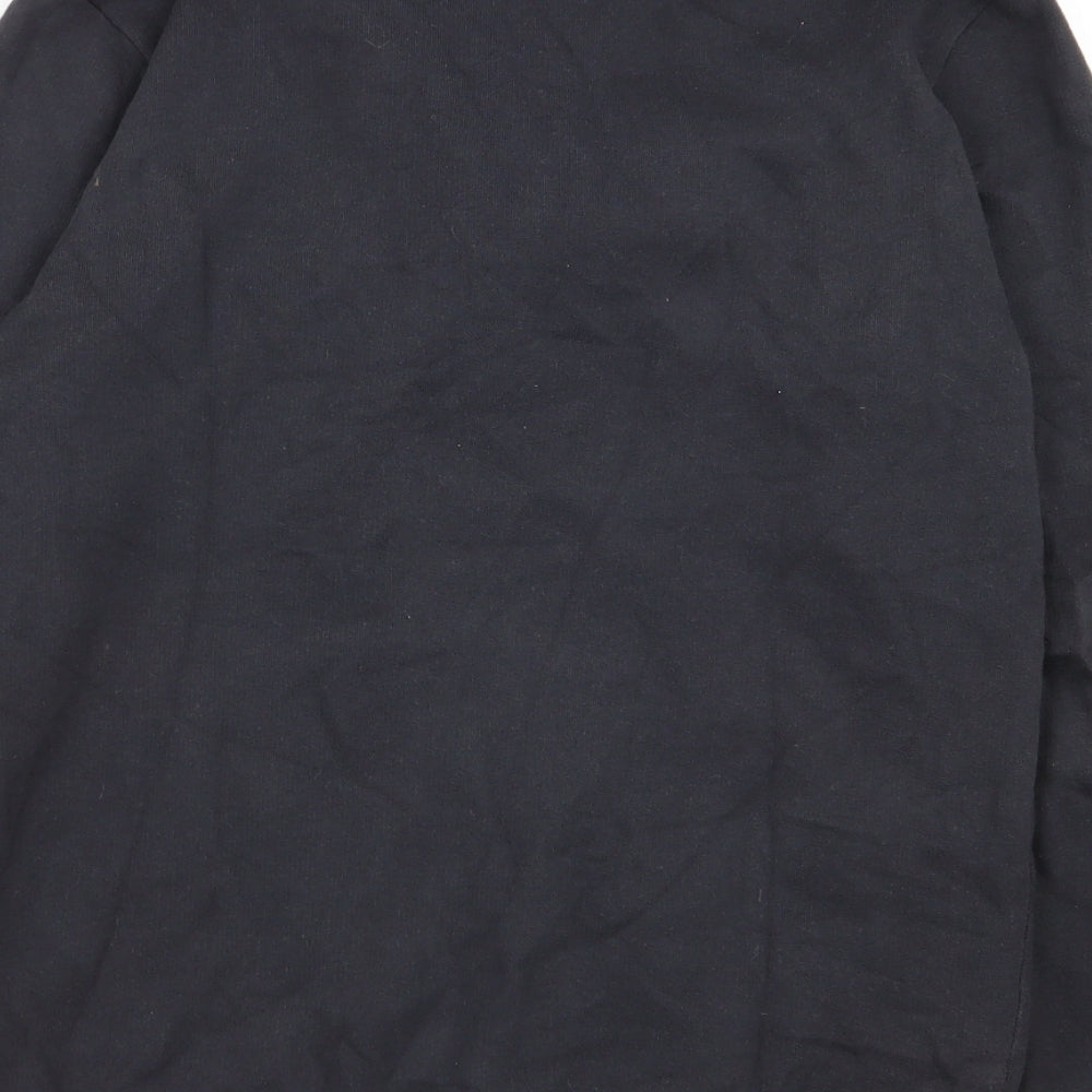 Topman Mens Black   Full Zip Jumper Size XS  - Size XXS