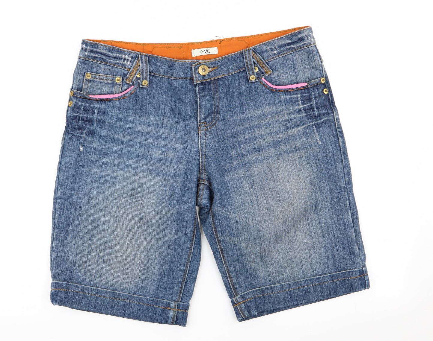 k Womens Blue   Chino Shorts Size 12 - denim shorts