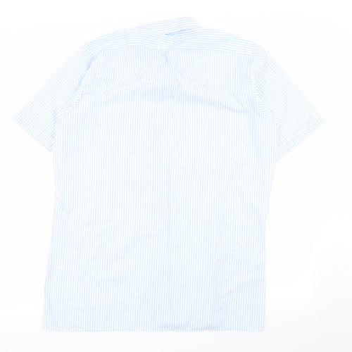 d amigo Mens Multicoloured Striped   Button-Up Size L