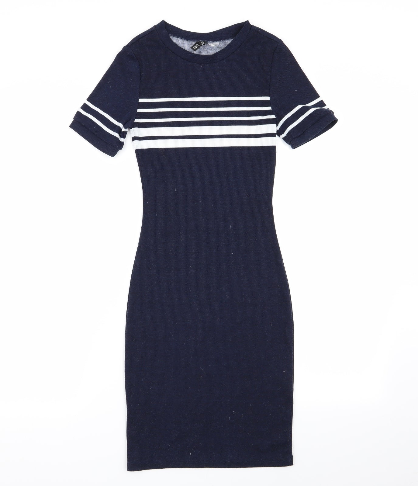 Divided by H&M Womens Blue Striped  Pencil Dress  Size 4
