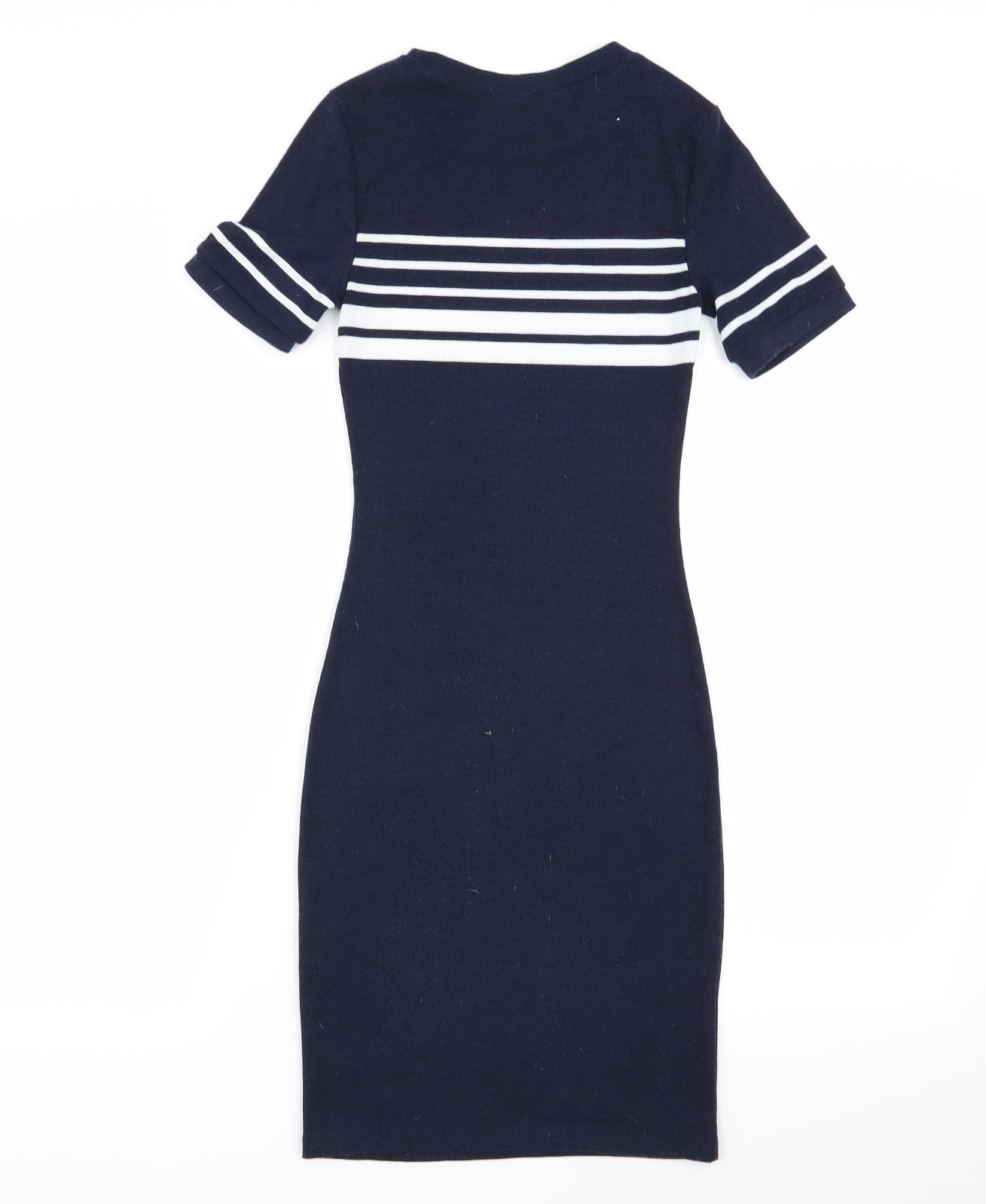 Divided by H&M Womens Blue Striped  Pencil Dress  Size 4