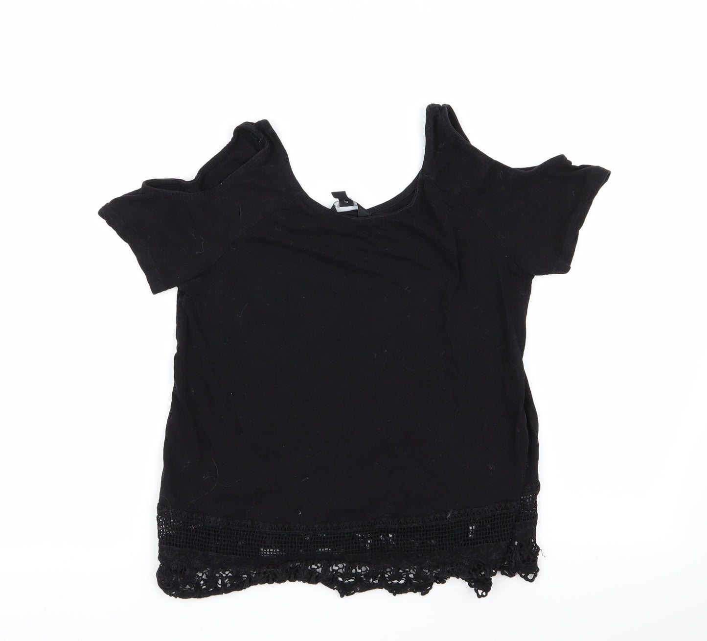New Look Womens Black   Basic T-Shirt Size 6