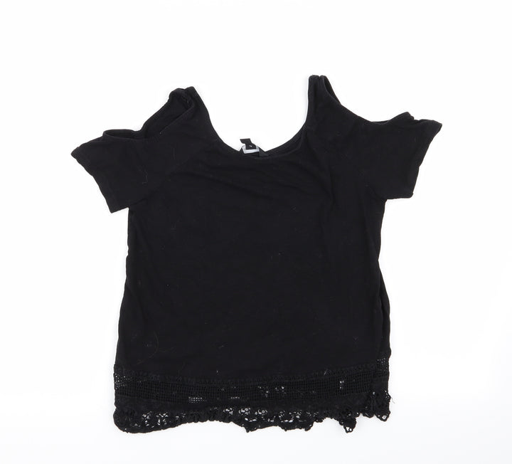 New Look Womens Black   Basic T-Shirt Size 6