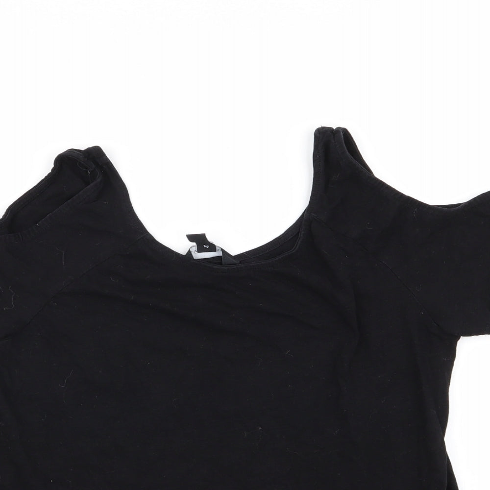 New Look Womens Black   Basic T-Shirt Size 6