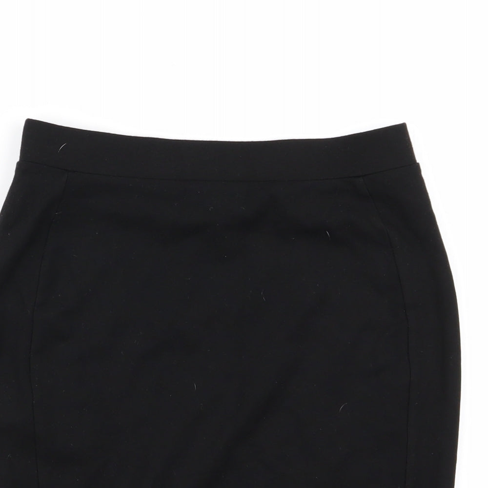 M&S Girls Black   Straight & Pencil Skirt Size 11-12 Years - school skirt