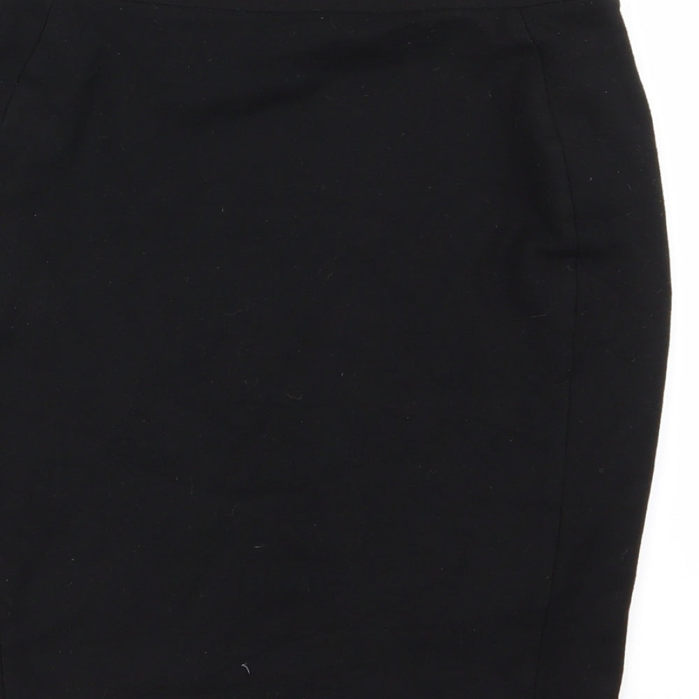 M&S Girls Black   Straight & Pencil Skirt Size 11-12 Years - school skirt