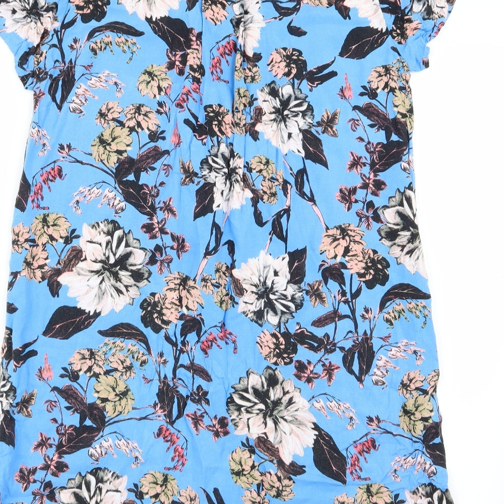 South Womens Multicoloured Floral  Shirt Dress  Size 12