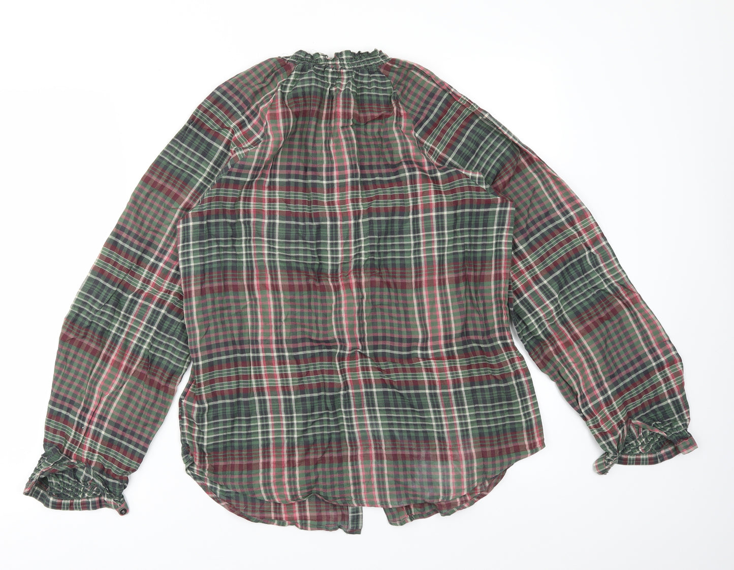 NEXT Womens Multicoloured Check  Basic T-Shirt Size 12