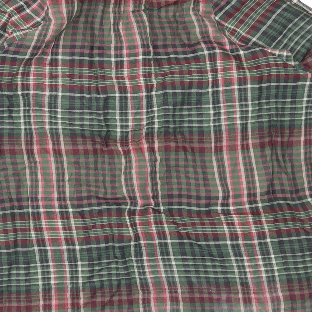 NEXT Womens Multicoloured Check  Basic T-Shirt Size 12