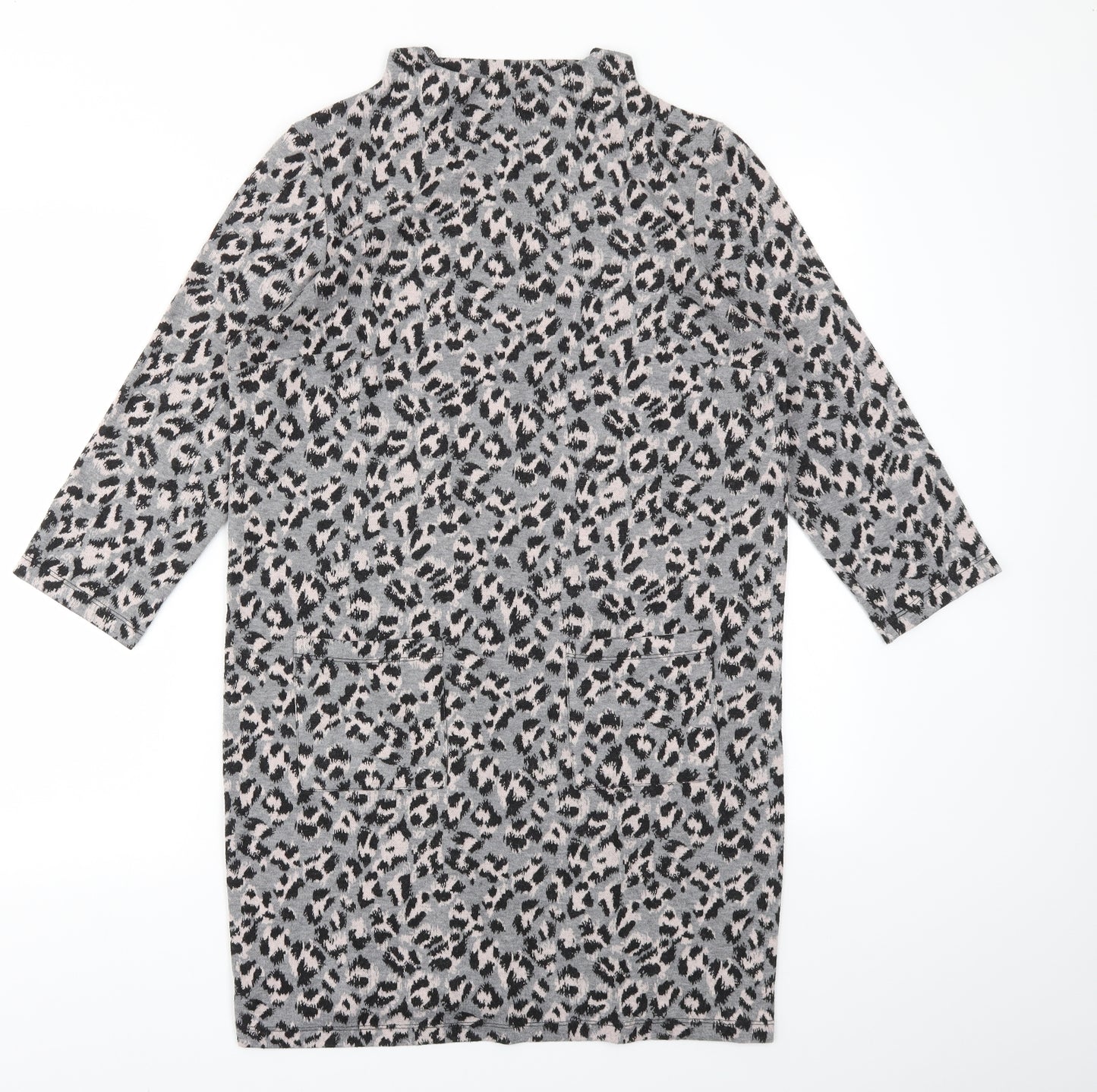 TU Womens Multicoloured Animal Print  Jumper Dress  Size 12