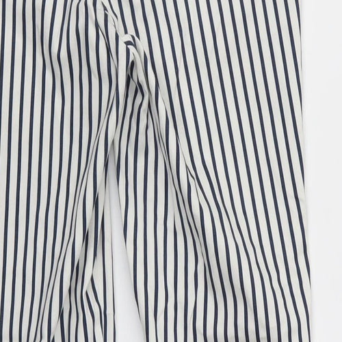 H&M Womens Multicoloured Striped  Trousers  Size 6 L26 in